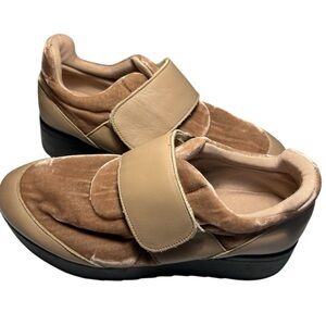 Free People Velour Cannon Sneakers Sz 38